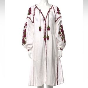 March 11 Midi Embroidered Dress